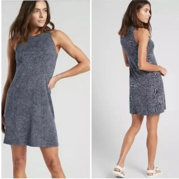 ATHLETA on my way back Purple and White speckled athletic dress - Picture 1 of 5